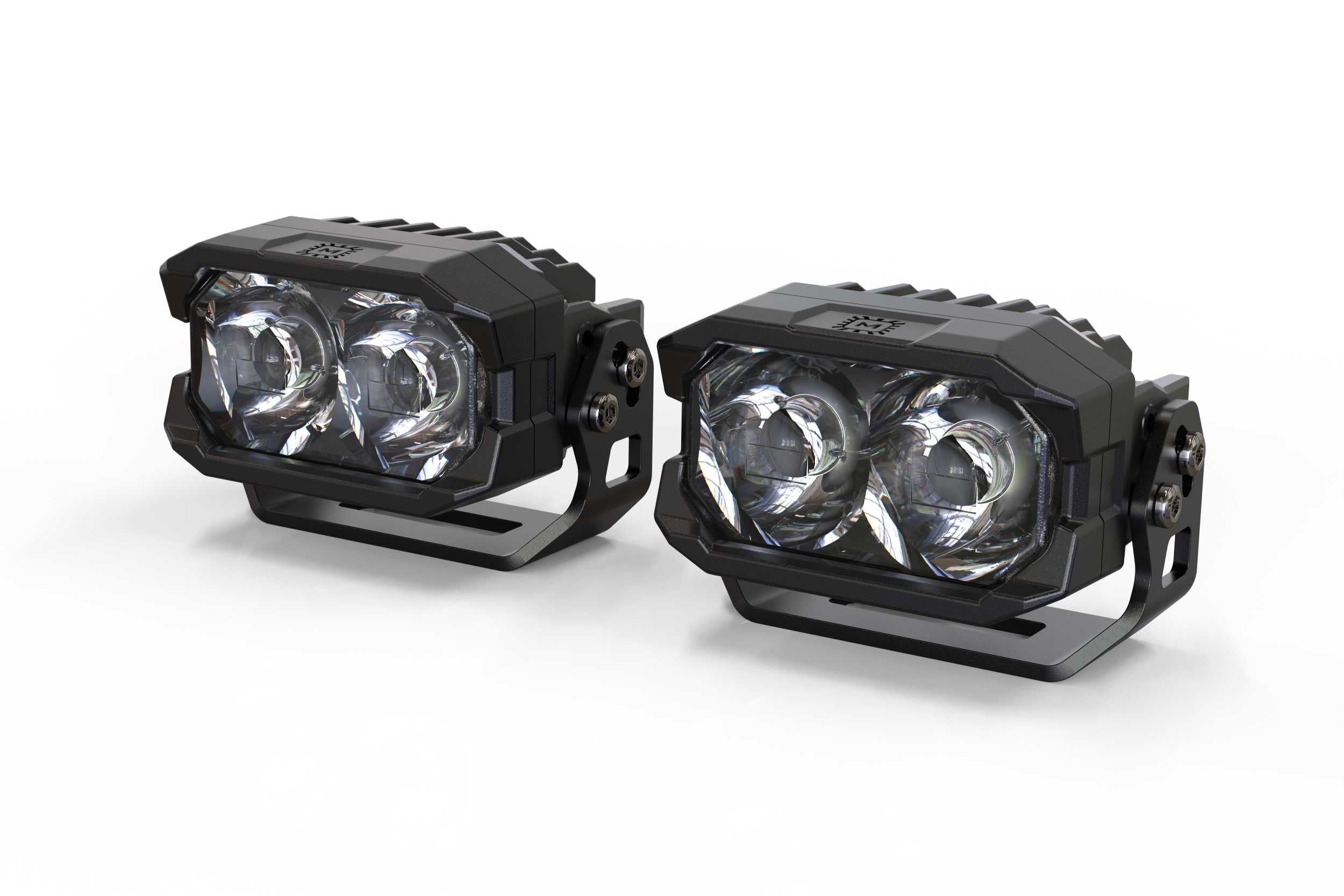 Morimoto 2Banger HXB LED Pod Spot Yellow Pair BAF113
