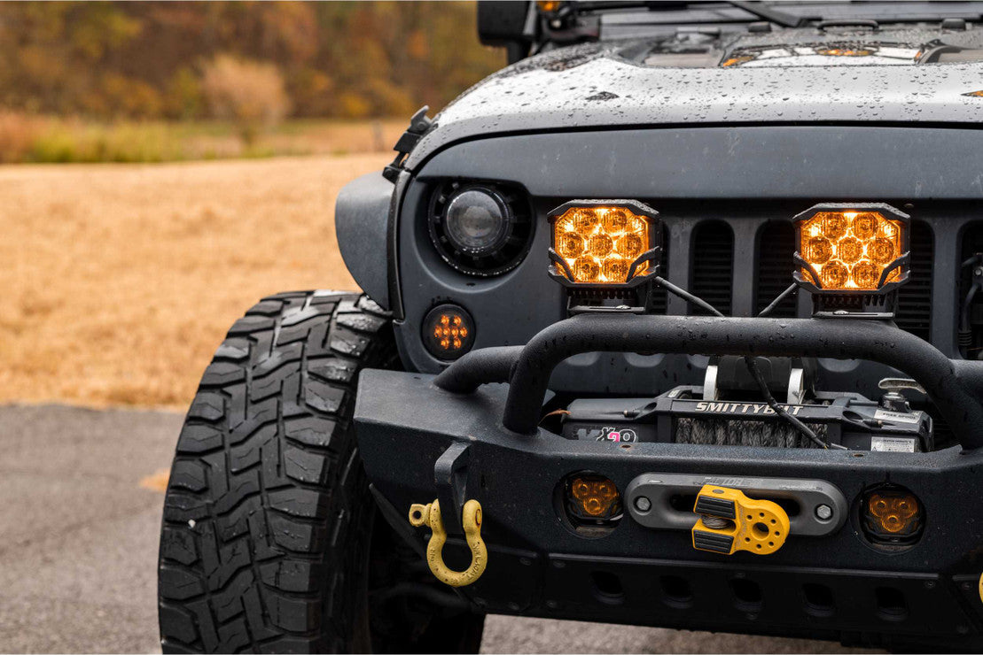 Morimoto BigBanger LED Pods HXB Combo Beam Amber DRL Combo White BAF124