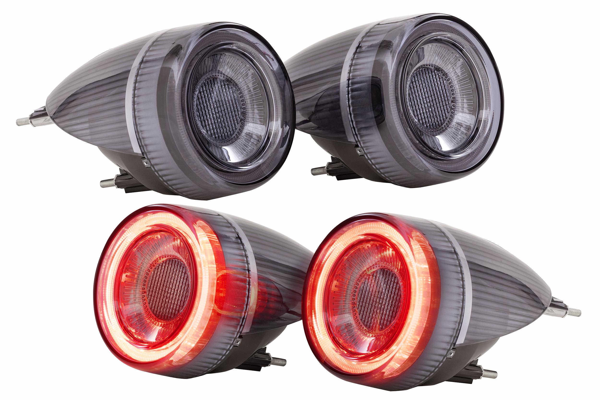 Morimoto 2005-2010 Ferrari F430 Set Smoked XB LED Tail Lights LF357