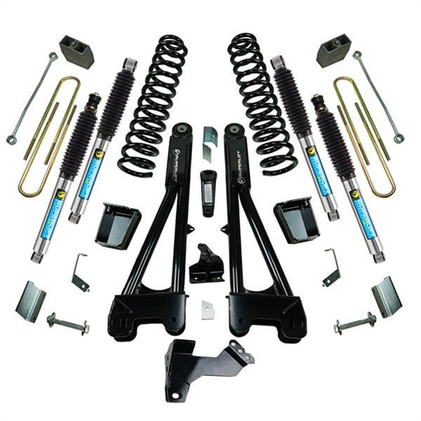 SUPERLIFT 2011-2016 Ford F-250 F-350 Super Duty 4WD Dsl with Replacement Radius Arms With Bilstein Shocks Lift Kit 6" K989B