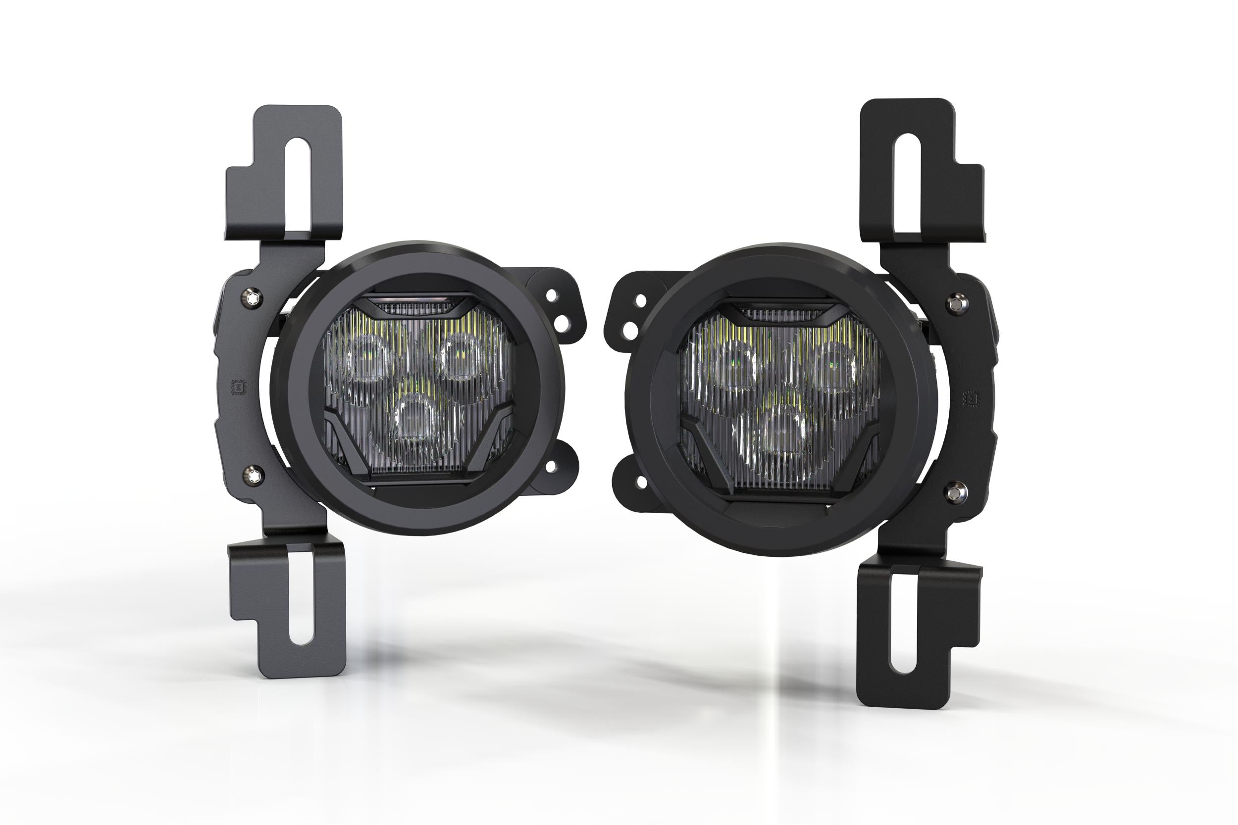 Morimoto 2018-2024 Jeep Wrangler JL 2020-2024 Gladiator JT NCS Wide White 4Banger Fog Light Kit BAF078W