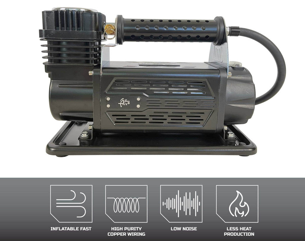 OVS EGOI Portable Air Compressor System 5.6 CFM With Storage Bag Hose & Attachments Single Motor 12099917