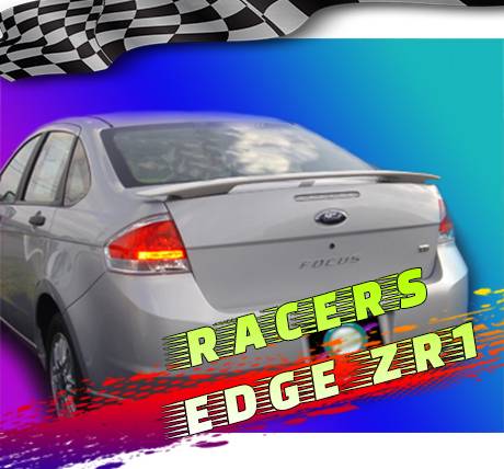 RacersEdgeZR1 2008-2011 Ford Focus 2dr 4dr Custom Style ABS Spoilers RE432N-10