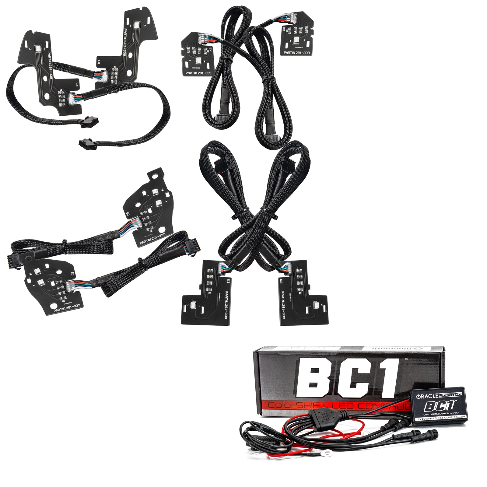 Oracle Lighting 2019-2023 Dodge Ram 1500 RGBW DRL Upgrade Kit Reflector LED Headlights 1281-335