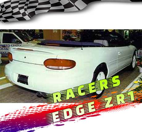RacersEdgeZR1 1995-2000 Chrysler Sebring Conv Custom Style ABS Spoilers RE14LM-10