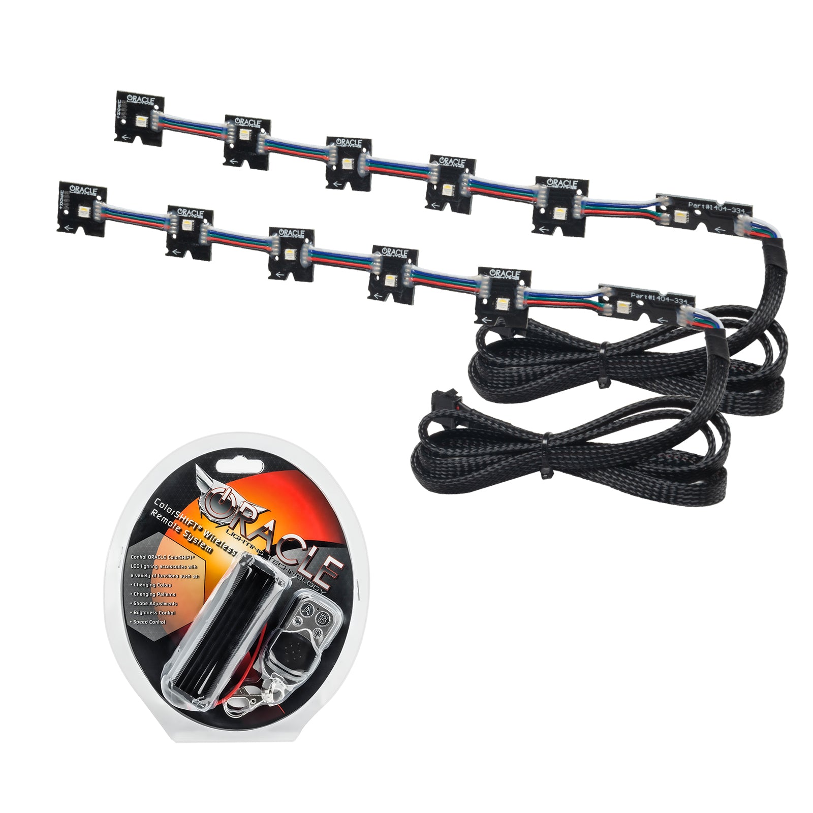 Oracle Lighting 2014-2023 Infiniti Q50 Colorshift Rgb+w Headlight Drl Upgrade Kit 1404-330