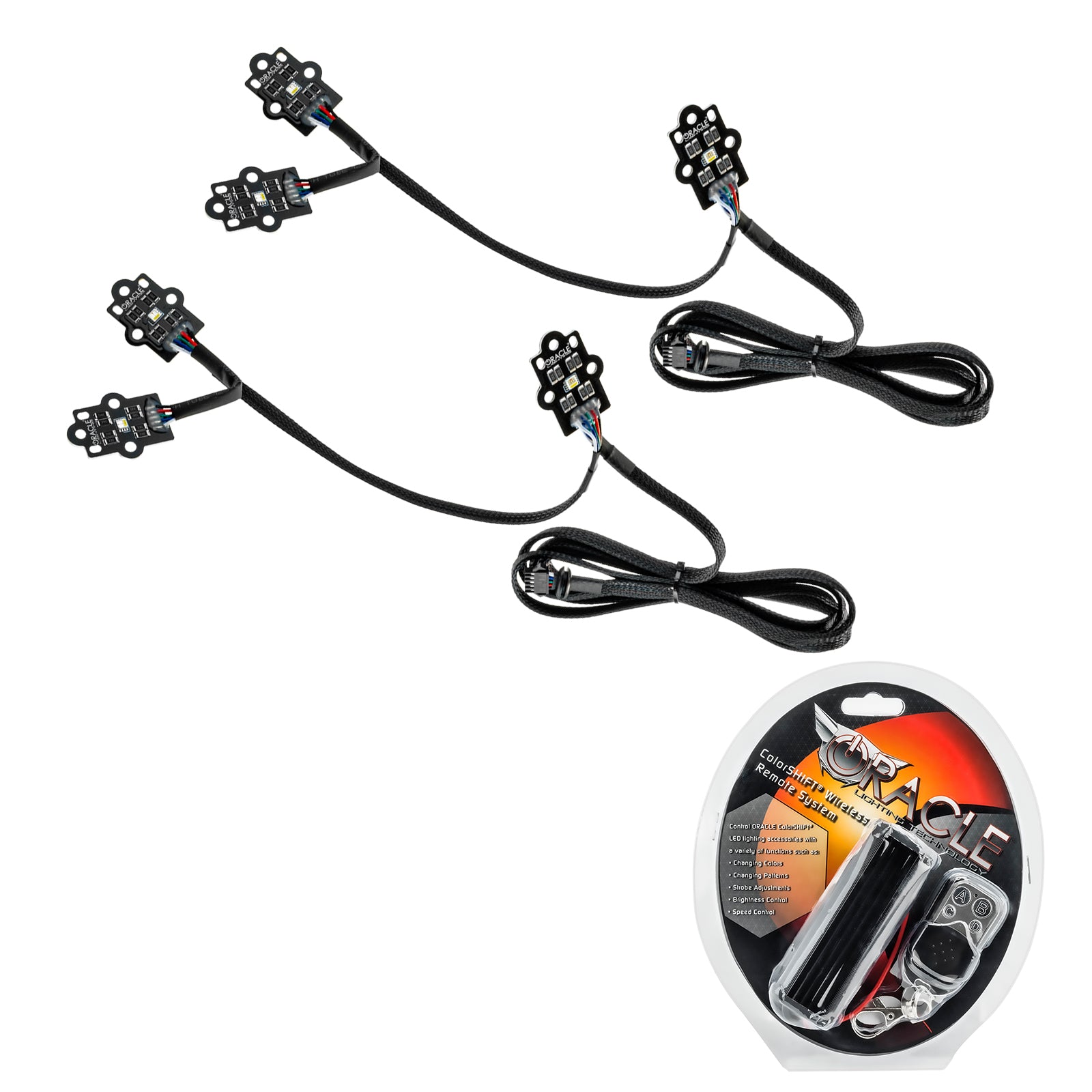 Oracle Lighting 2019-2023 Chevrolet Silverado 1500 ColorSHIFT RGB+W DRL Upgrade Headlight 1441-333