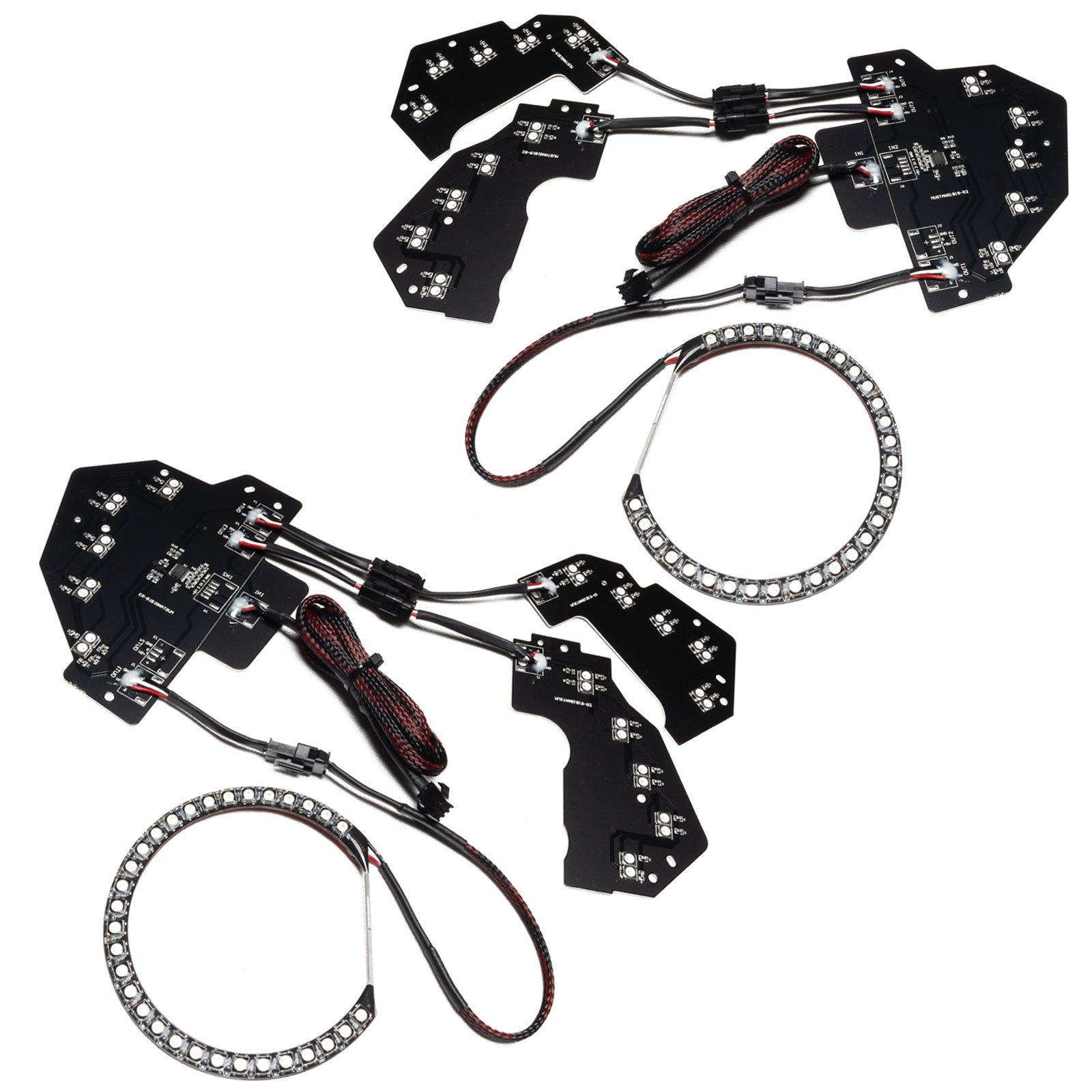 Oracle Lighting 2018-2022 Ford Mustang Dynamic ColorSHIFT DRL Upgrade Sequential Turn Signal with Halo Kit 1446-332