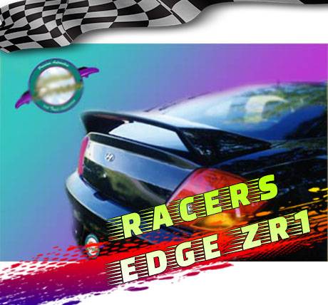 RacersEdgeZR1 2003-2008 Hyundai Tiburon OE Style ABS Spoilers RE382L -0