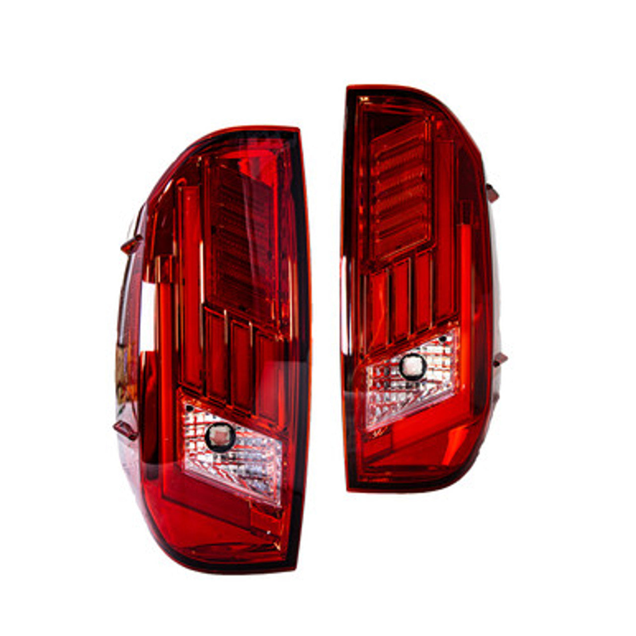 Renegade 2014-2018 Toyota Tundra LED Sequential Tail Lights Chrome Red CTRNG0667-CR-SQ