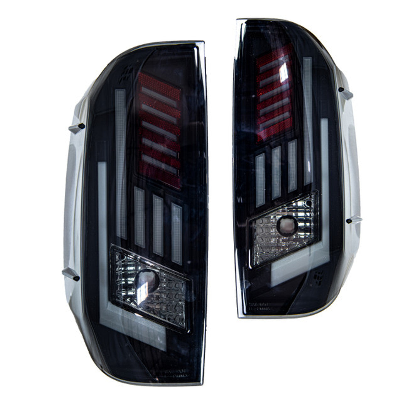 Renegade 2014-2018 Toyota Tundra LED Sequential Tail Lights Black Smoke CTRNG0667-BS-SQ