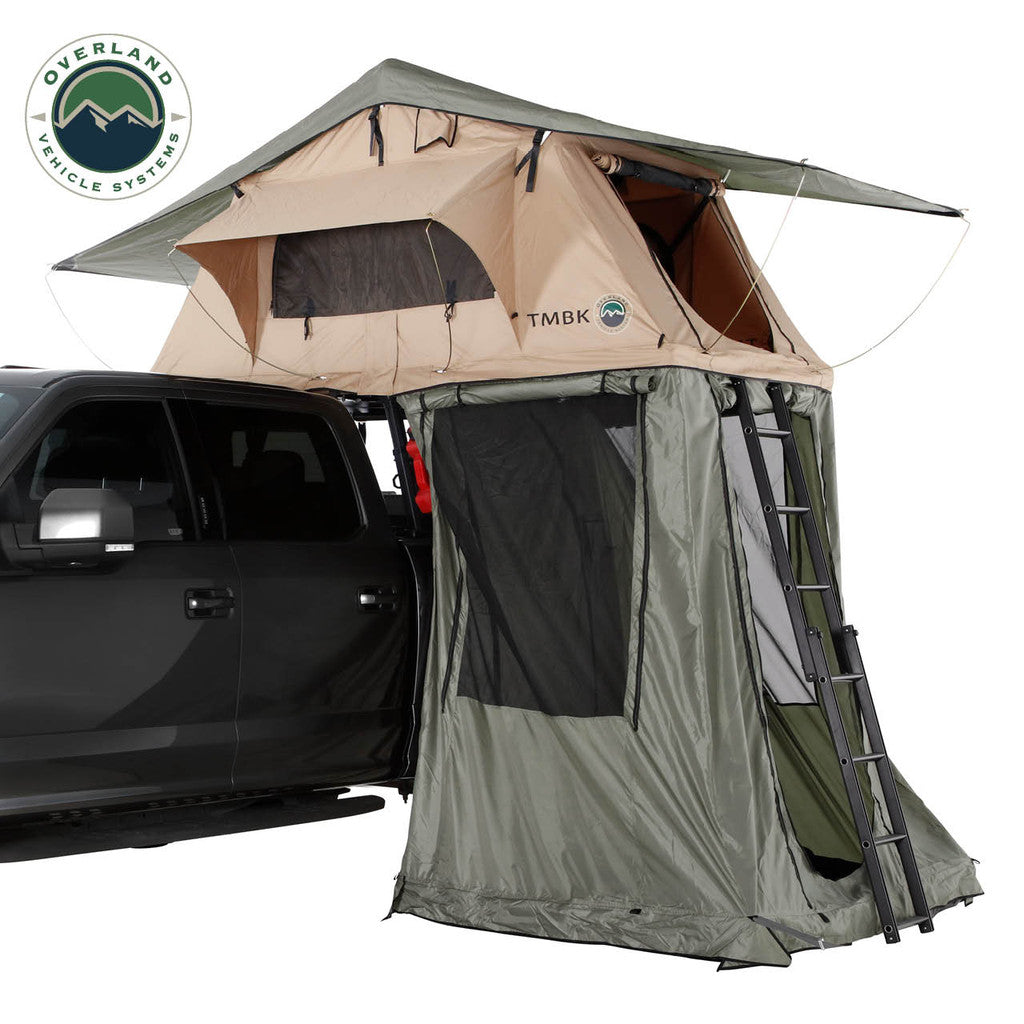 OVS TMBK Roof Top Tent Annex Green Base With Black Floor & Travel Cover 18019833