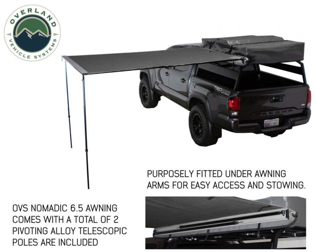 OVS Nomadic Awning 2.0 - 6.5' With Black Cover 18049909