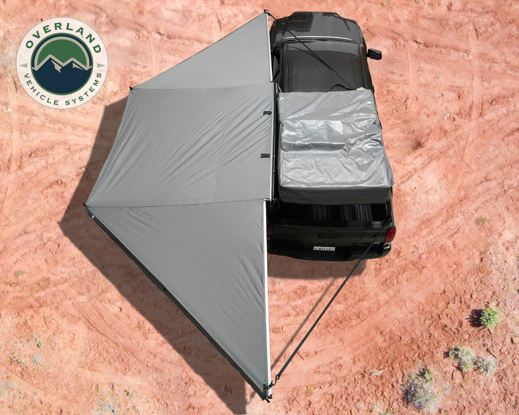 OVS Nomadic Awning 180 Dark Gray Cover With Black Transit Cover & Brackets 19609907