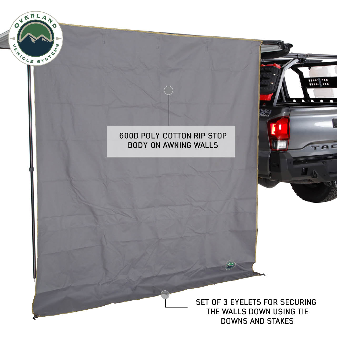 OVS Nomadic 6.5' Awning Shade Wall 18089909