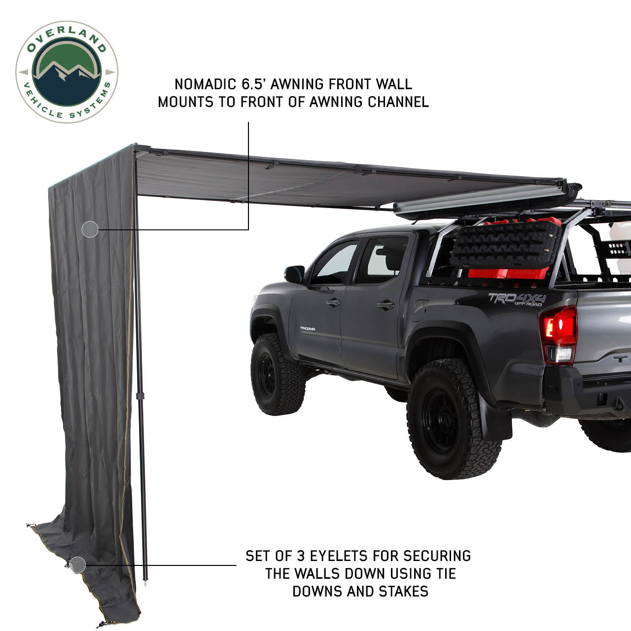 OVS Nomadic 6.5' Awning Shade Wall 18089909