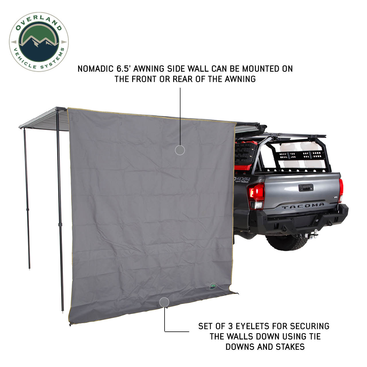 OVS Nomadic 6.5' Awning Side Shade Wall 18089910