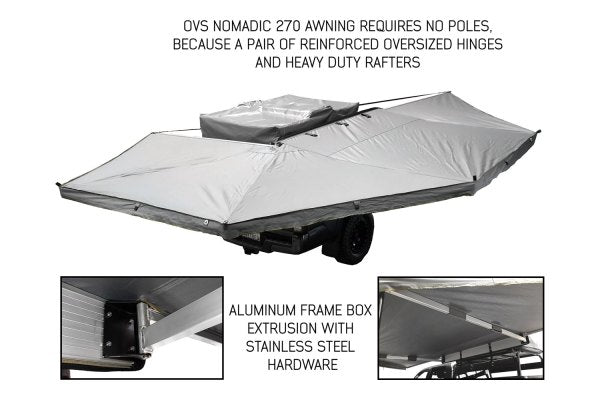 OVS Passenger Side 270 Nomadic Dark Gray Awning 18179909