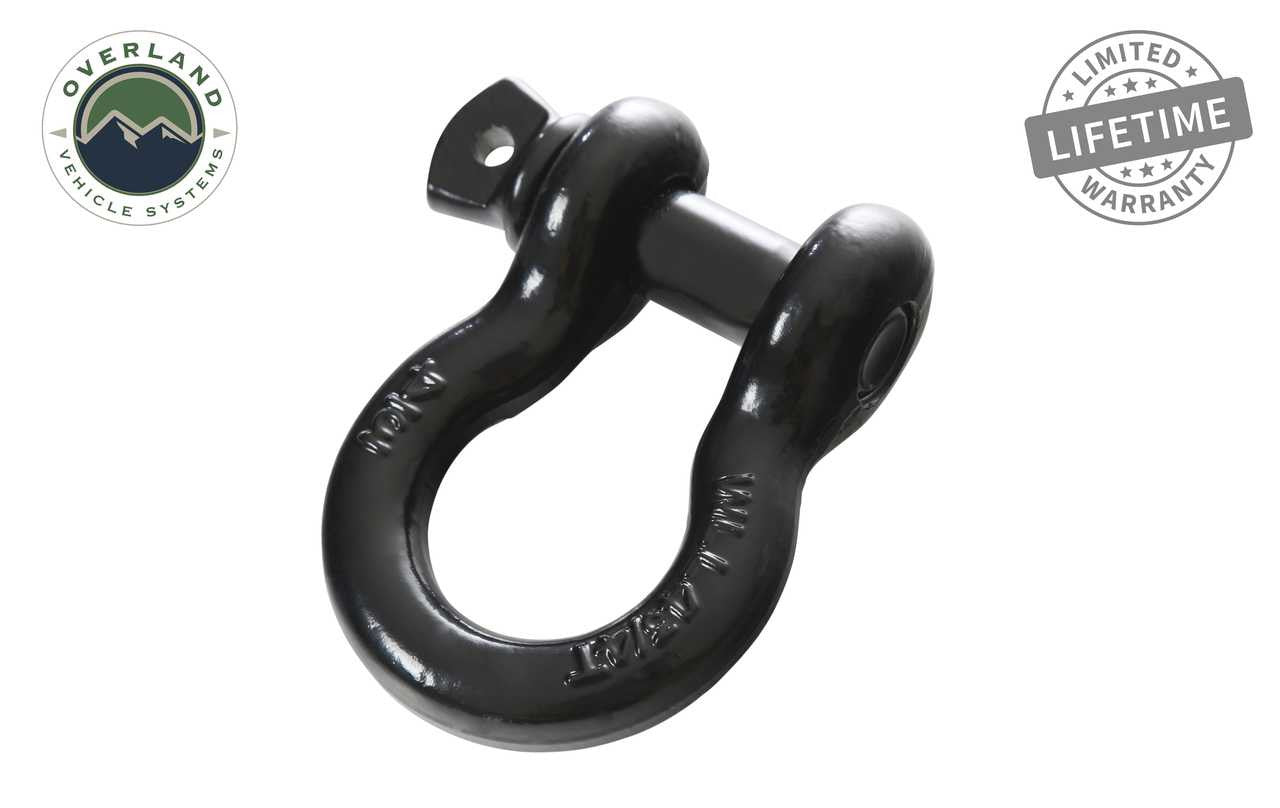 OVS Recovery Shackle 3/4" 4.75 Ton Black 19019901