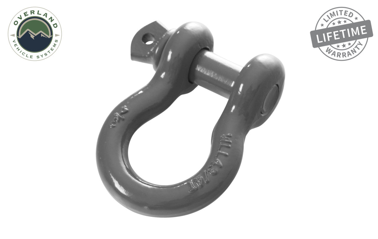 OVS Recovery Shackle 3/4" 4.75 Ton Gray Sold In Pairs 19010206