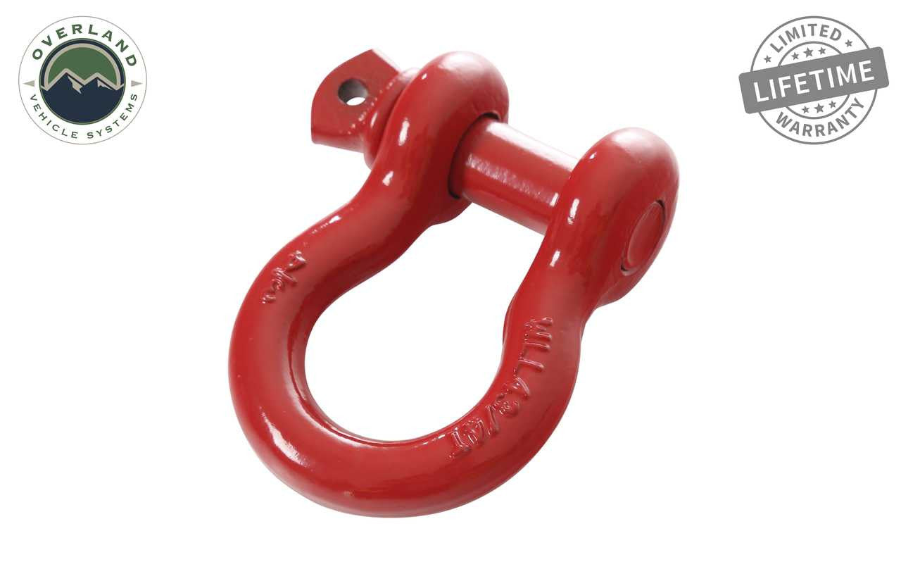 OVS Recovery Shackle 3/4" 4.75 Ton Red 19019904