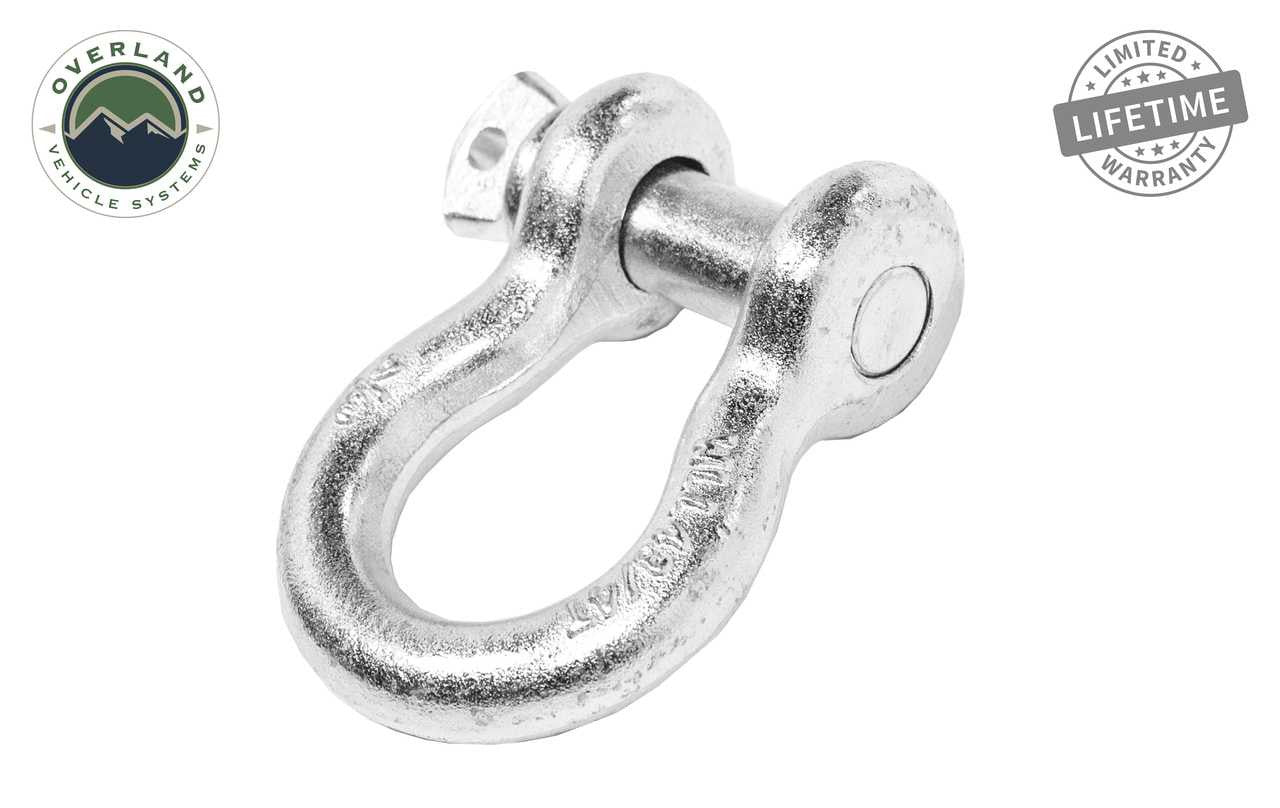 OVS Recovery Shackle 3/4" 4.75 Ton Zinc 19019905