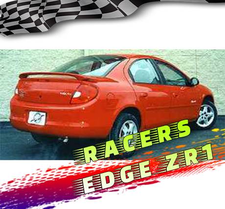 RacersEdgeZR1 2000-2005 Dodge Neon 4dr Custom Style ABS Spoilers RE162N-4