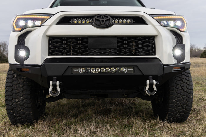 Body Armor 2014-2024 Toyota 4Runner Hiline Bumper High Clearance Side Wings Light Texture Black TR-19339W