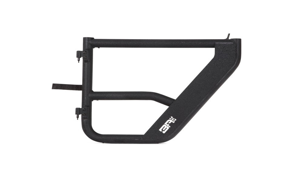Body Armor 2007-2018 Jeep Wrangler JK Tube Doors Rear Pair Black JK-6155