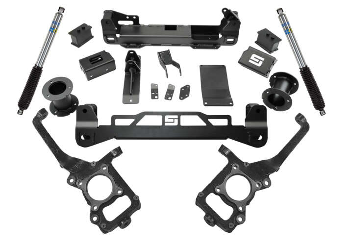 Superlift 2021-2022 Ford F-150 GAS 4WD 6in Suspension Lift Kit with Bilstein Rear Shocks K130B/86040X4