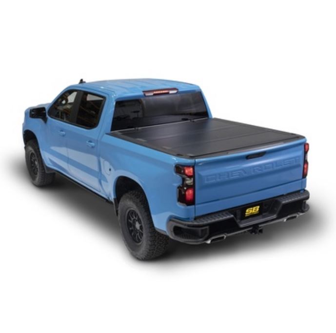 Smittybilt 2019-2023 Chevrolet Silverado 1500 GMC Sierra 1500 Bed Guard Folding Tonneau Cover 2710001