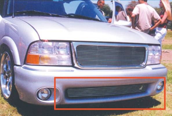 T-Rex 1998-2000 GMC Envoy Billet Bumper Grille Polished Aluminum 1Pc Bolt-On 25377