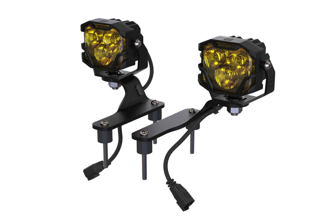 Morimoto 2018-2024 Fits Jeep Wrangler JL 4Banger LED brackets BAF036