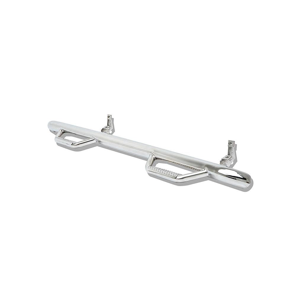 Smittybilt 2007-2011 Jeep Wrangler JK 2 Door Wheel To Wheel Nerf Steps With Cleated Steps Stainless J0746-SS