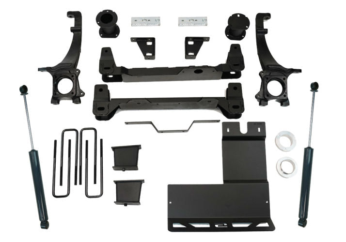 Superlift 2016-2022 Toyota Tacoma 2WD 4WD 6" Suspension Lift Kit with Shadow Shocks K253