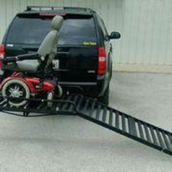 Great Day Mighty-Lite Folding Ramp Up Carrier Truck Hitch Receiver Cargo Carrier 7" Sides 2" Ml500Scf