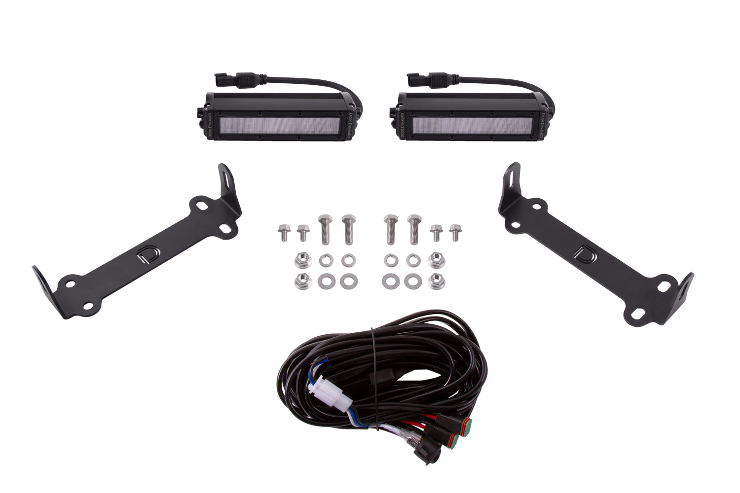 Diode Dynamics 2014-2021 Toyota 4Runner SS6 White Wide Stage Series SAE/DOT LED Driving Light Kit DD6756