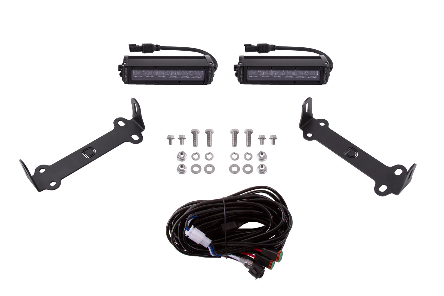 Diode Dynamics 2014-2021 Toyota 4Runner SS6 White Driving Stage Series SAE/DOT LED Driving Light Kit DD6755