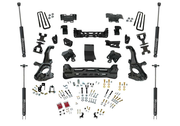 Superlift 2020-2022 Chevrolet Silverado GMC Sierra 2500 3500 HD 2WD 4WD 6in Suspension Lift Kit With Bilstein Shocks K255S/86040X4