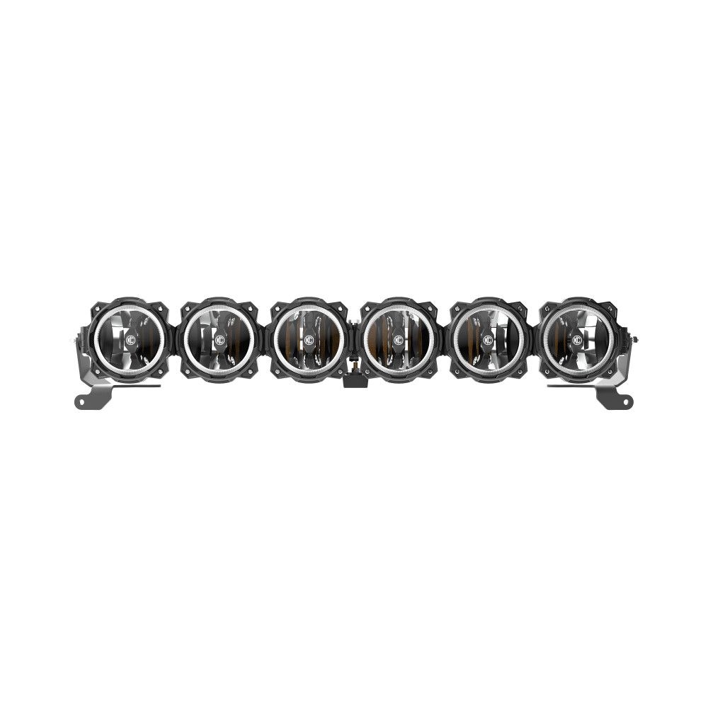KC Hilites 2021-2024 Ford Bronco Gravity LED Pro6 39" Front Bumper Light Bar Kit 91341