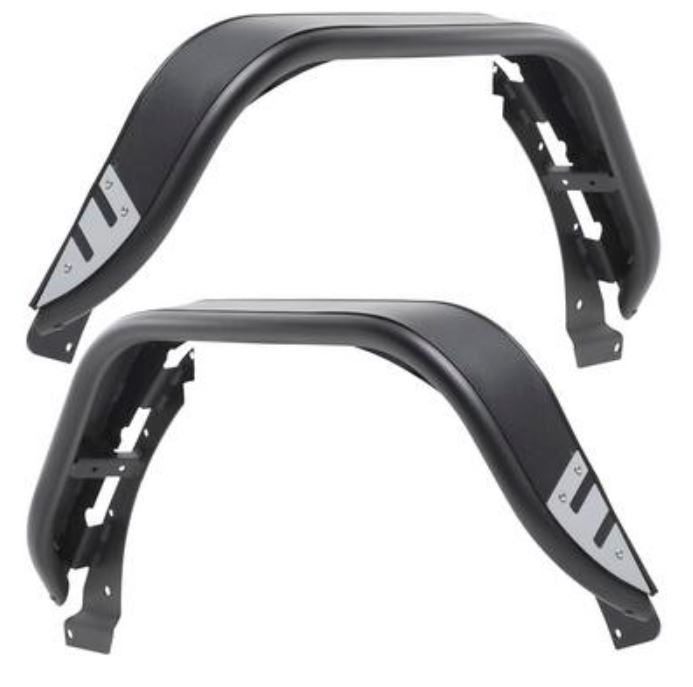 Smittybilt 2018-2022 Jeep Wrangler JL 2 Door 4 Door 2020-2021 Jeep Gladiator Apollo Rear Fender Flares 77836