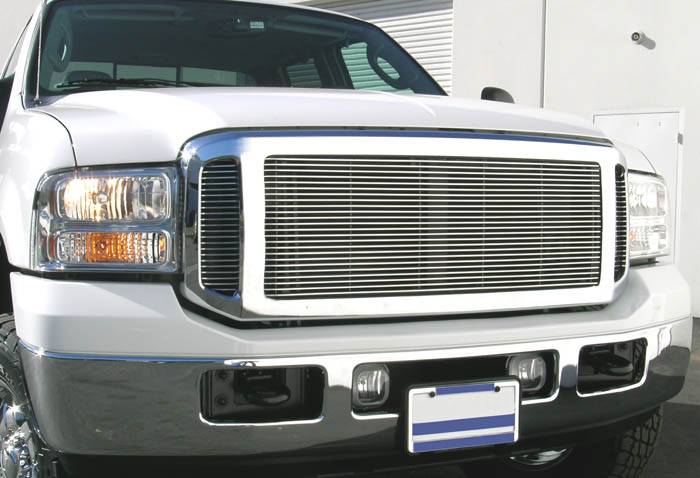 T-Rex 2005-2007 Ford F-250 F-350 F-450 Super Duty Excursion Polished 3 Pc Overlay Billet Grille 20561