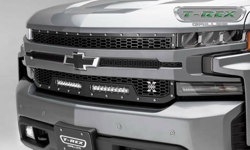 T-Rex 2019-2022 Chevrolet Silverado 1500 Laser Grille Black Mild Steel 1 Pc Replacement 7311261