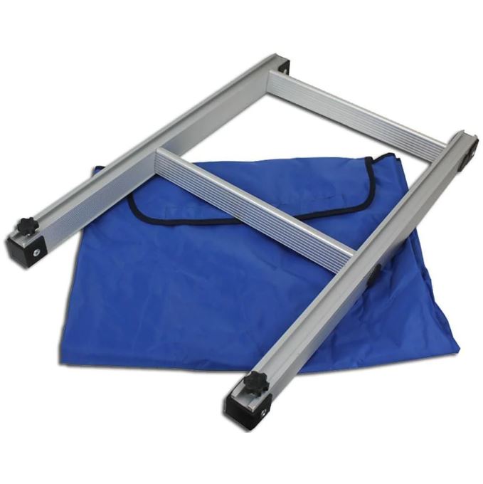 Tuff Stuff 65" Roof Top Tent Ladder Extension Ranger Overland Silver TS-LDR-EXT-RAN-65