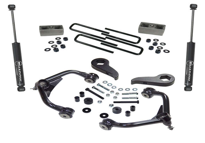 SUPERLIFT 2011-2019 Chevrolet Silverado GMC Sierra 2500HD 3500HD 3in Suspension Lift Kit With SL Rear Shocks K1010/86040X2