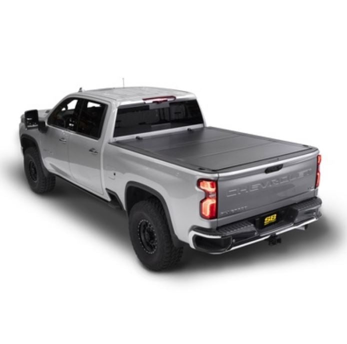 Smittybilt 2019-2023 Chevrolet Silverado 2500 3500 HD GMC Sierra 2500 3500 HD Bed Guard Folding Tonneau Cover 2710003