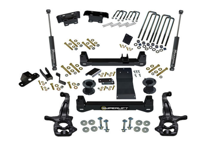 Superlift 2019-2022 Chevrolet Silverado GMC Sierra 1500 4WD 4" Trailboss AT4 with SL Shocks Lift Kit K299