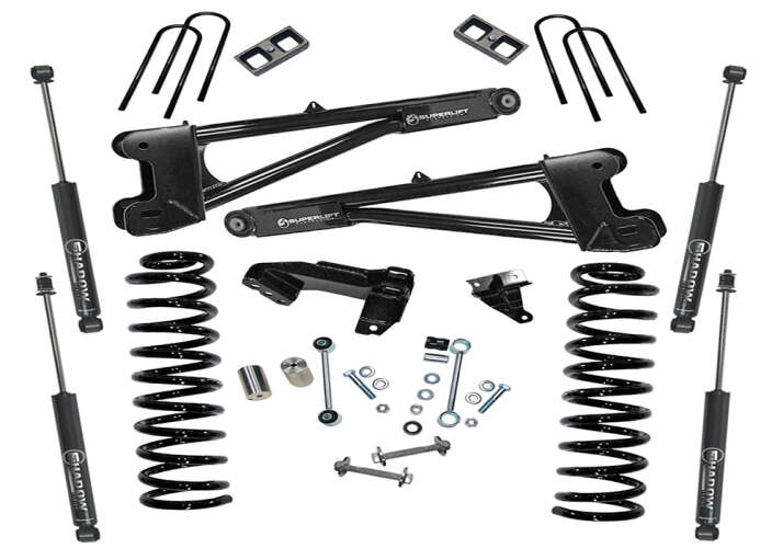 SUPERLIFT 2008-2010 Ford F-250 F-350 Super Duty 4Wd Lift Kit 4 Inch Dsl Replacement Radius Arms With SL Shocks K981