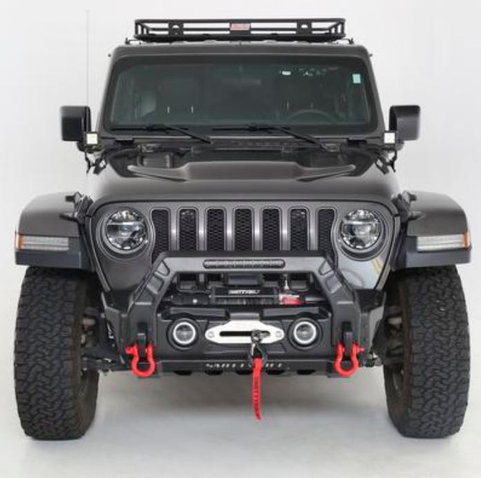 Smittybilt 2018-2023 Jeep Wrangler JL 2 Door 4 Door 2020-2023 Jeep Gladiator Defender Basket Rack 45304JT