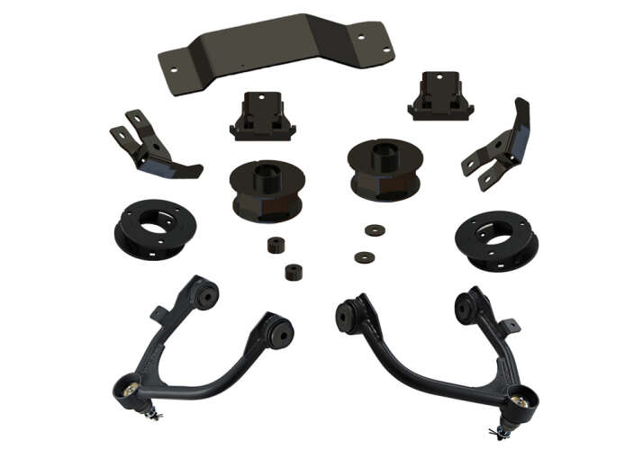 Superlift 2007-2014 Chevrolet Tahoe GMC Yukon 4WD 3.5" Suspension Lift Kit with Cast Steel or Aluminum Control Arms 3710
